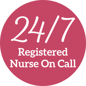 24/7 registered nurse on call